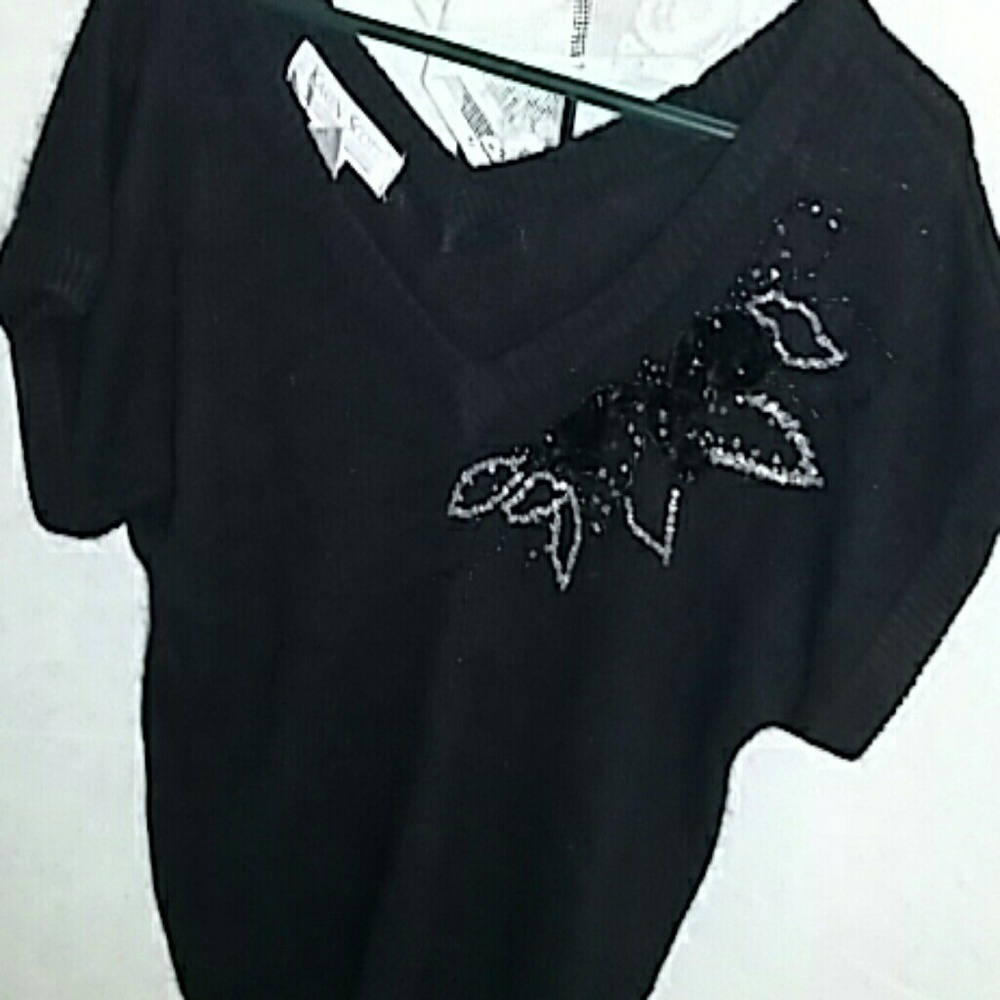 Karen Scott sweater short sleeves
